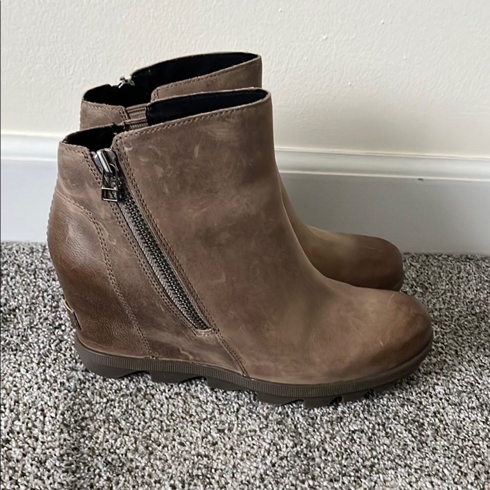 Sorel Wedge Ankle Boots